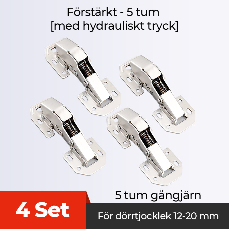✨Enkel installation av broformade dörrgångjärn -Gångjärn för skåp