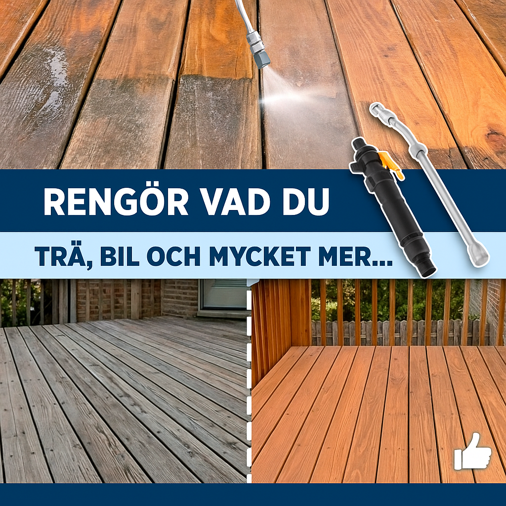 2-i-1 Super Högtrycksspruta – Kraftfull och Mångsidig