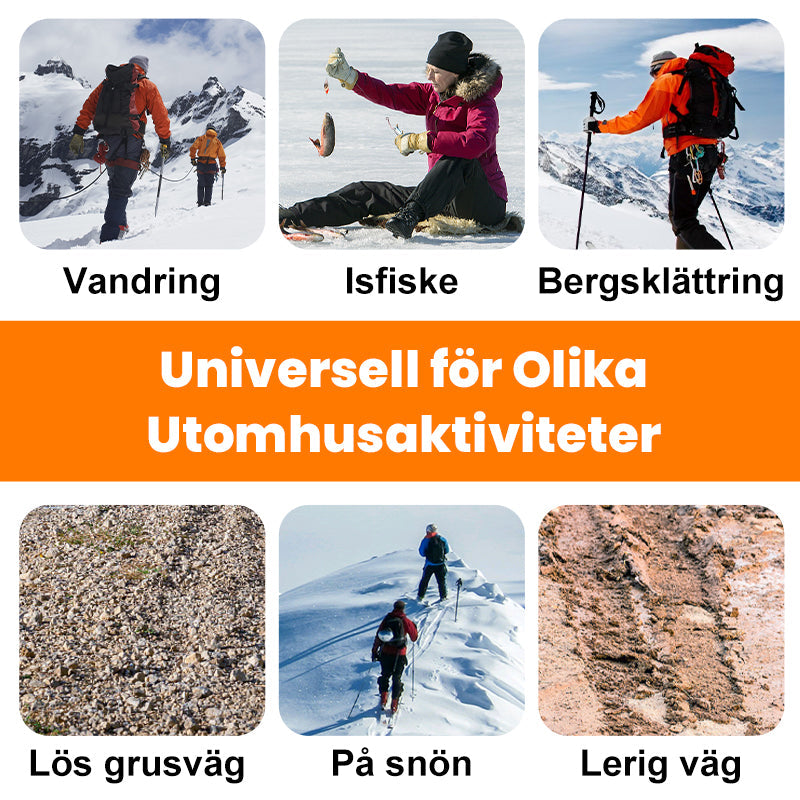 đ„Rekommendationer för utomhusbrukđ„ Halkfria Broddar för Utomhusskor och Stövlar