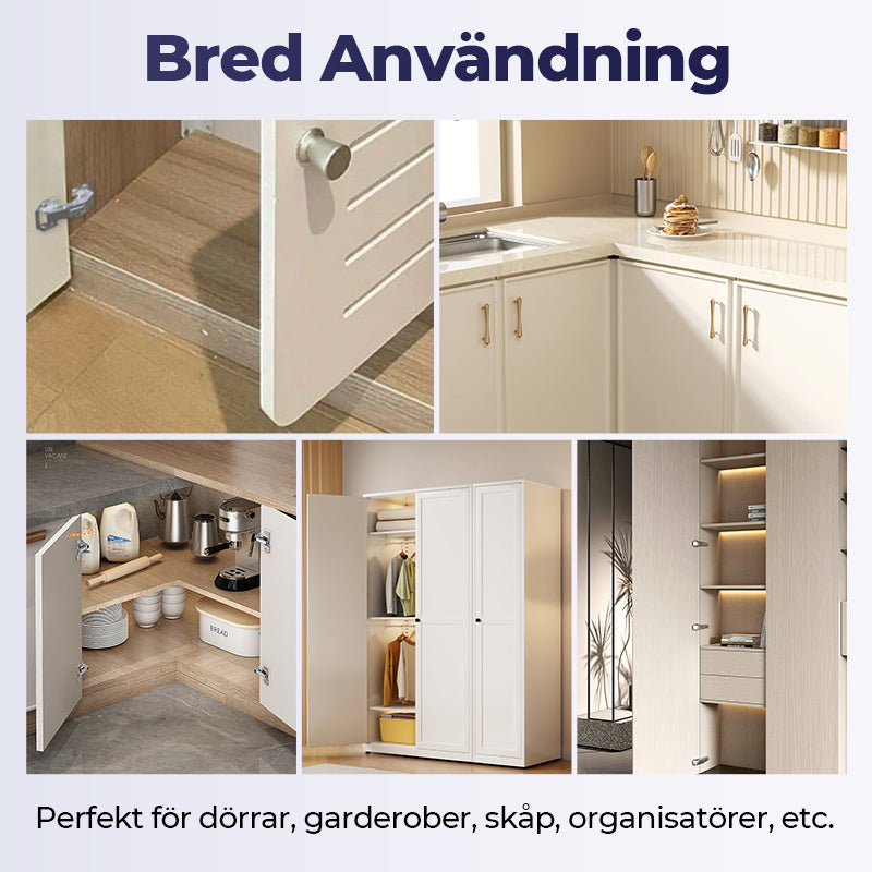 ✨Enkel installation av broformade dörrgångjärn -Gångjärn för skåp