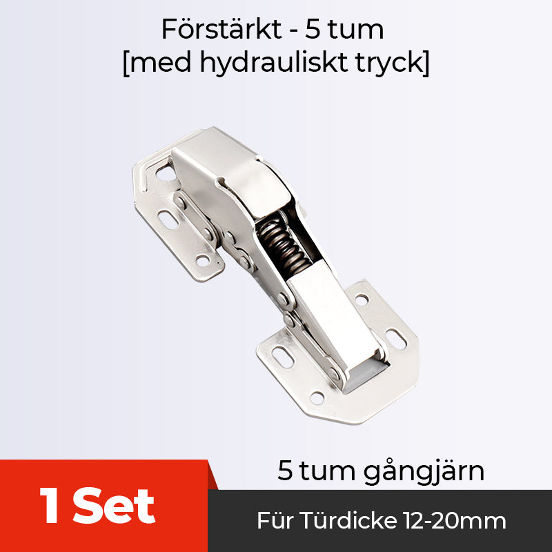 ✨Enkel installation av broformade dörrgångjärn -Gångjärn för skåp