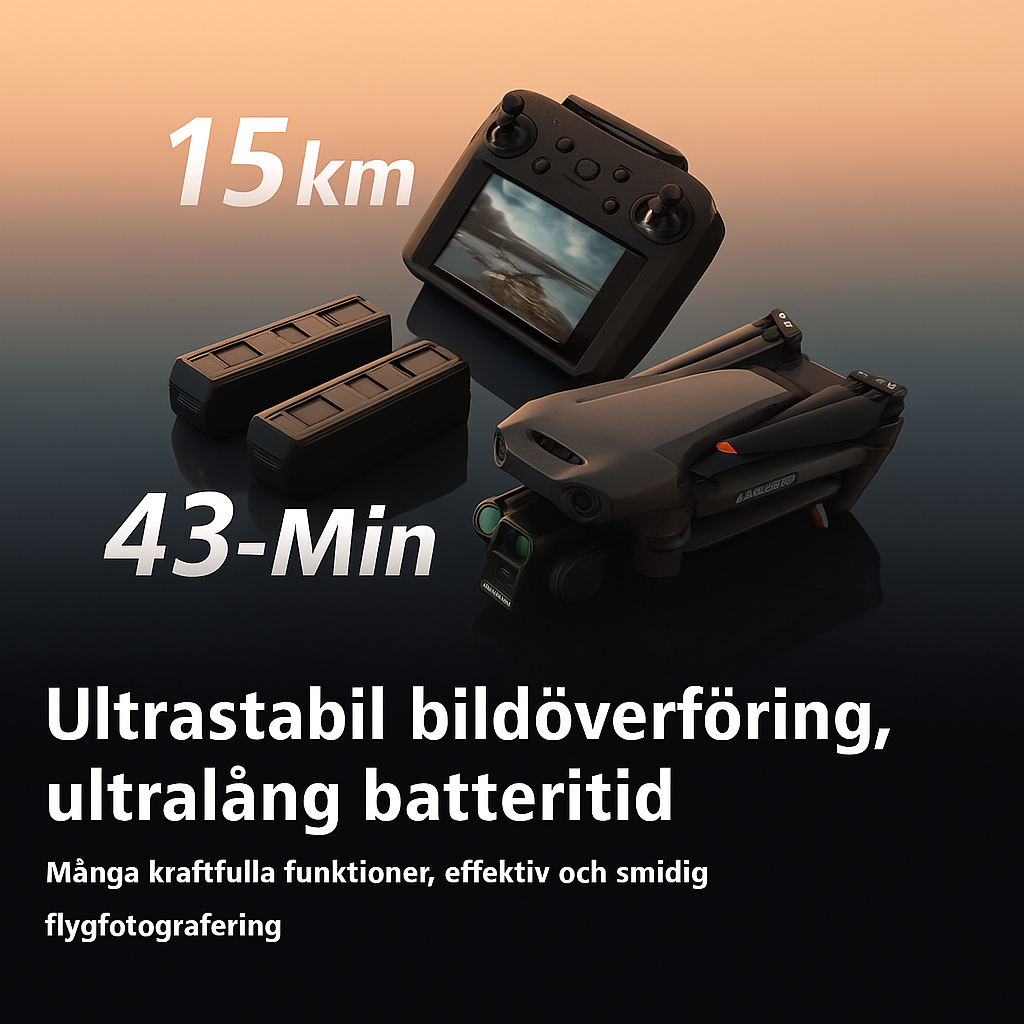 4K HD Drönare – Hopfällbar & Lätt