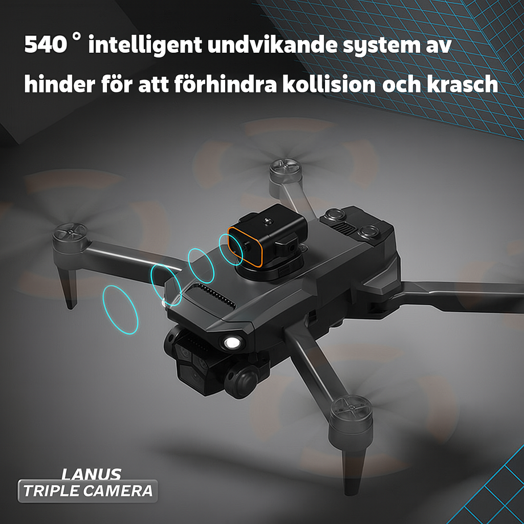 4K HD Drönare – Hopfällbar & Lätt