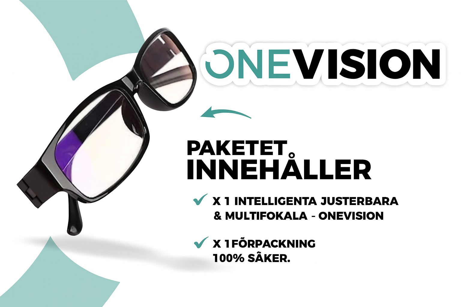 Smartglasögon med automatisk justering och multifokallinser – OneVision