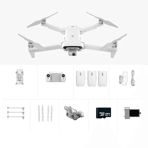 Professionell FIMI-drönare med 3-axlig Gimbal, 4K Full HD-kamera och GPS