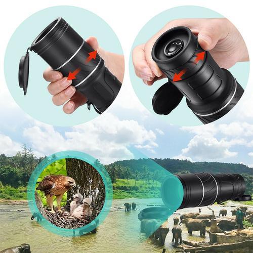 Professionell HD Monokulär med Tripod Inkluderad