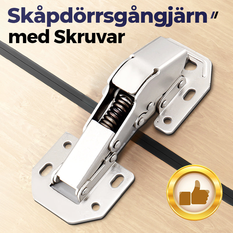 ✨Enkel installation av broformade dörrgångjärn  -Gångjärn för skåp