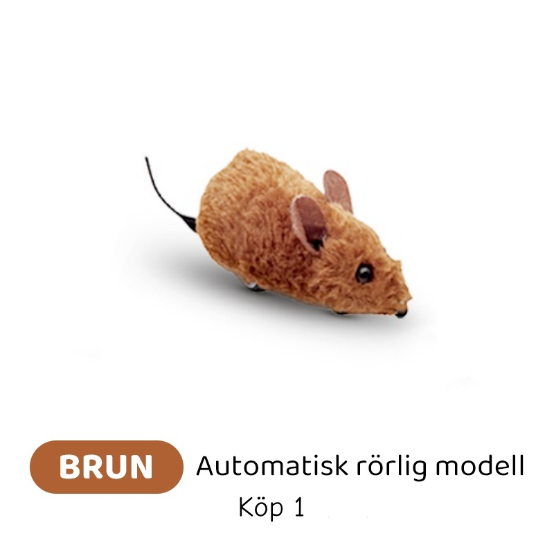 Interaktiva automatiska musleksaker med pipande ljud