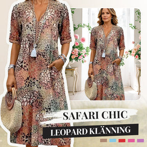 Safari Chic Leopard Klänning