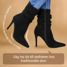 💖Limiterad försäljning 50% rabatt💖Stövlar med Hög Klack och Spetsig Tå