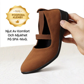 🔥Sista dagskampanj 50% rabatt 🔥Bekväma, lätta, halkfria, andningsbara platta ortopediska skor för kvinnor