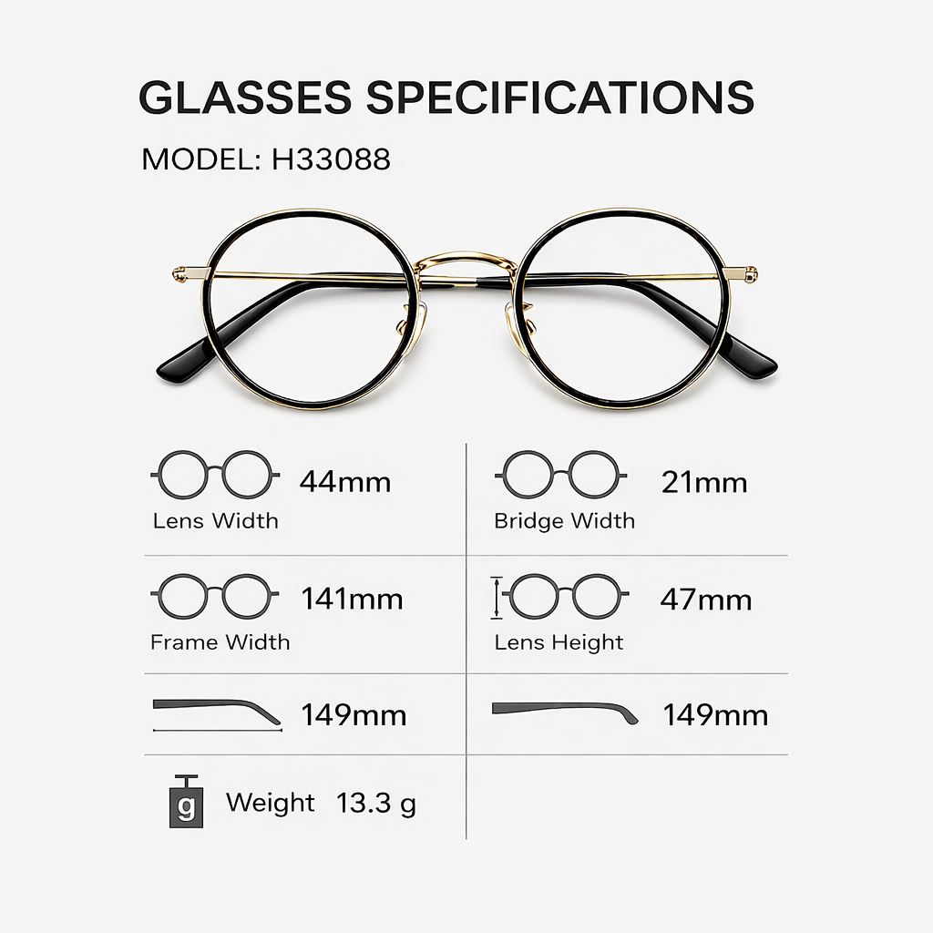 Ultralight Multifocal Photochromic Progressive Reading Glasses with Blue Light Filter