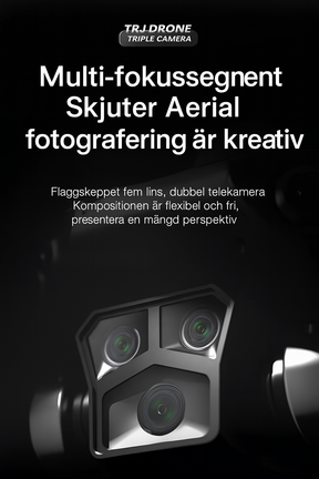 4K HD Drönare – Hopfällbar & Lätt