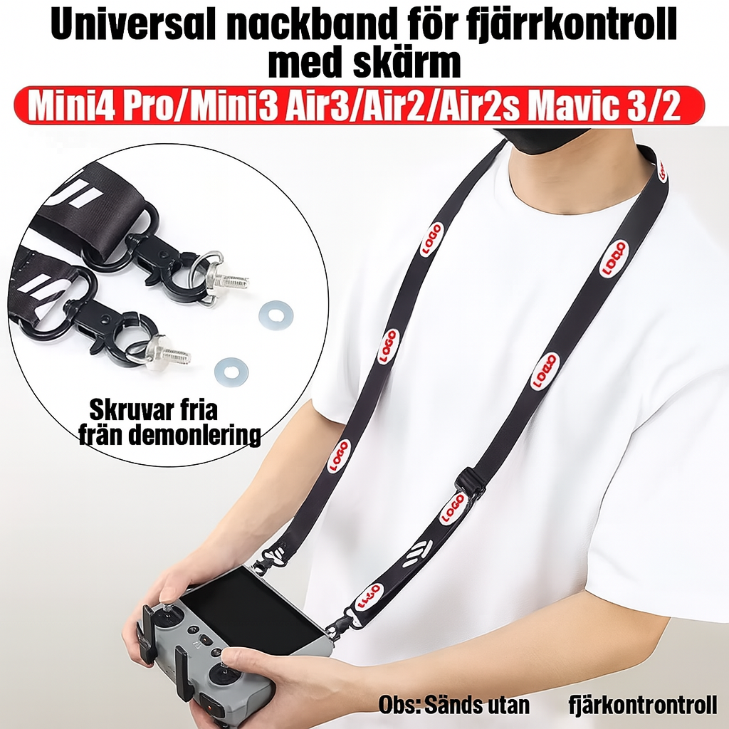 Justerbart nackband för DJI-fjärrkontroll