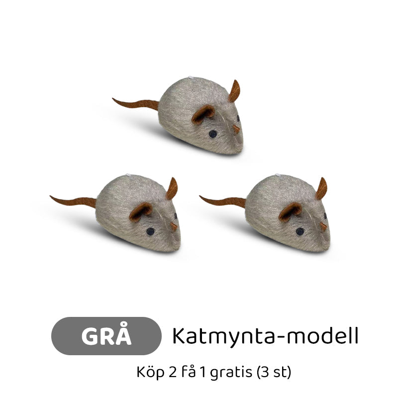 Interaktiva automatiska musleksaker med pipande ljud