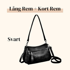 Trendig crossbody- och axelväska i PU-läder för kvinnor