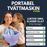 EccoiBuy - Portabel Tvättmaskin Med [3 hastigheter]
