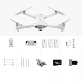 Professionell FIMI-drönare med 3-axlig Gimbal, 4K Full HD-kamera och GPS