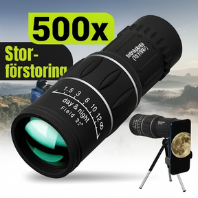 Professionell HD Monokulär med Tripod Inkluderad