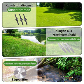 Begränsad tid 50 % rabatt - 1500 W bärbar grästrimmer
